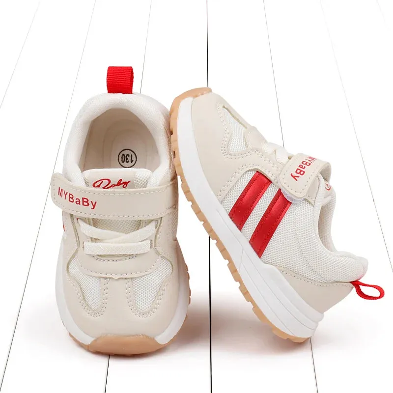 Baby Boys Girls Comfortable Sports Shoes Soft Bottom Non-slip Solid Color Toddler Shoes