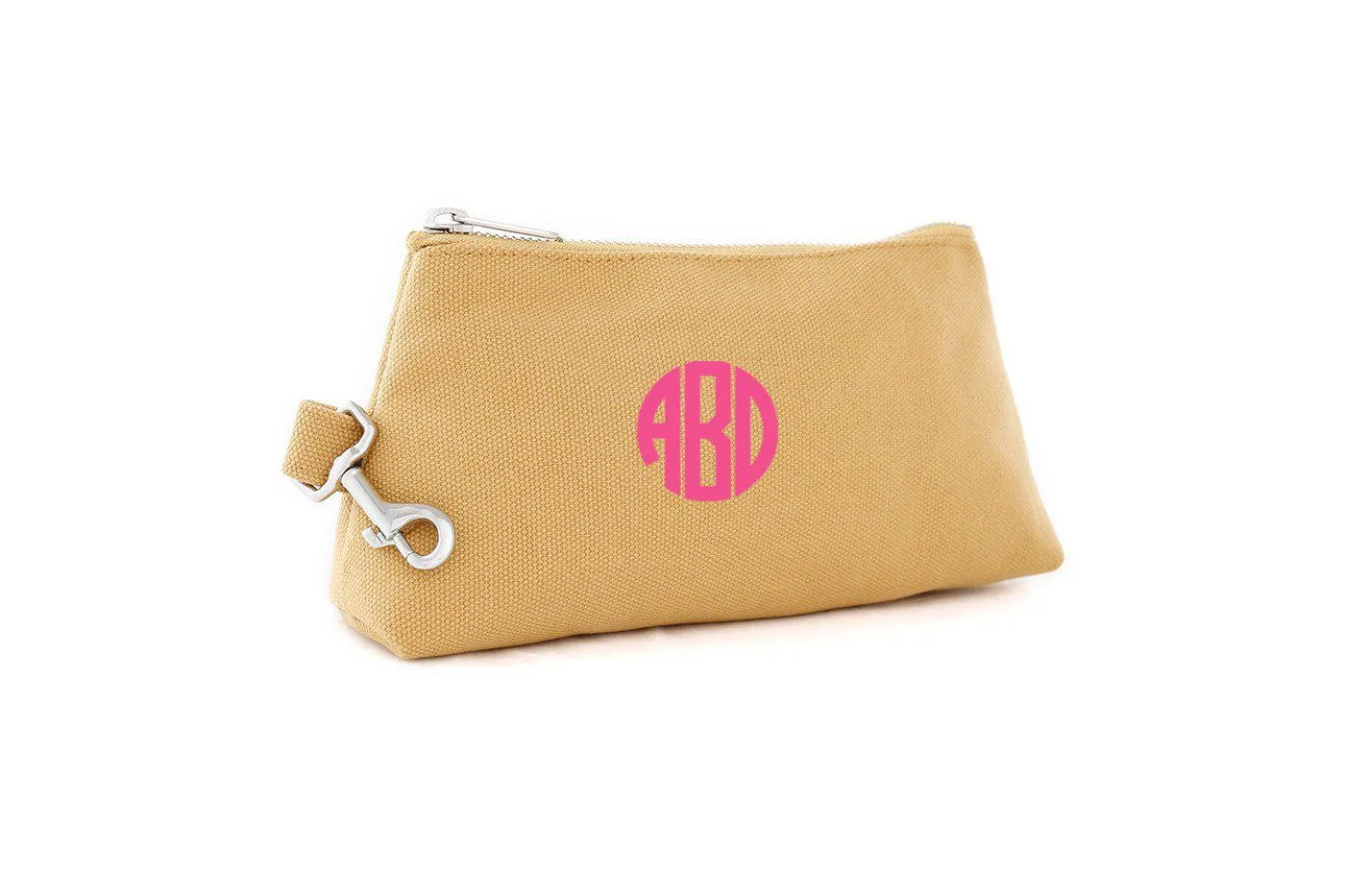 Beige Canvas Luxe Bag with monogram