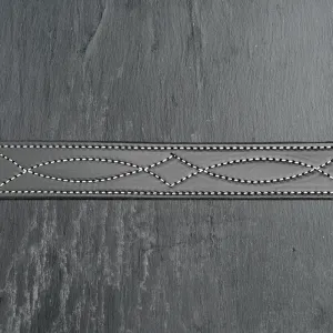 Black Leather Belt (2")