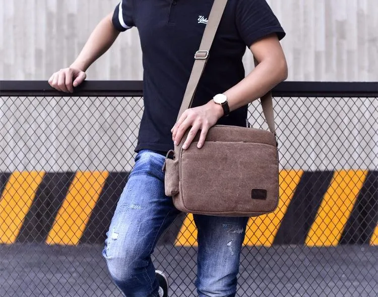 Canvas Messenger Bag