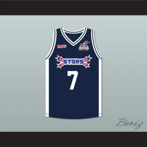 Chris 'Tricky' Kirkpatrick 7 Stars Basketball Jersey Rock N' Jock All Star Jam 2002