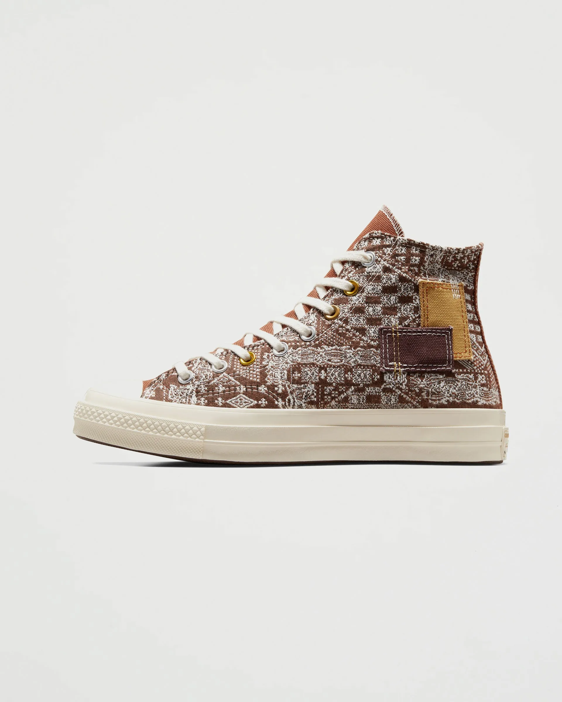 Chuck 70 Hi Patchwork Tawny Owl