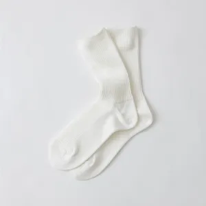 Fine Rib Cotton Socks