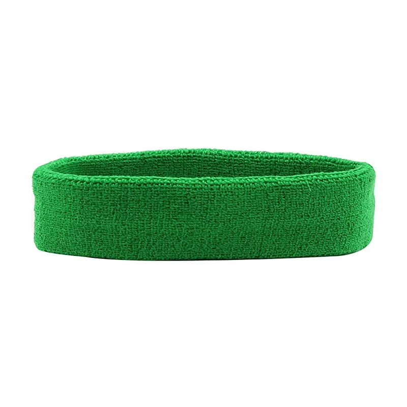 Hanerdun Sports Sweatbands Headbands Breathable Terry Cloth Sweat Head Bands Work Out Yoga Exercise Tennis