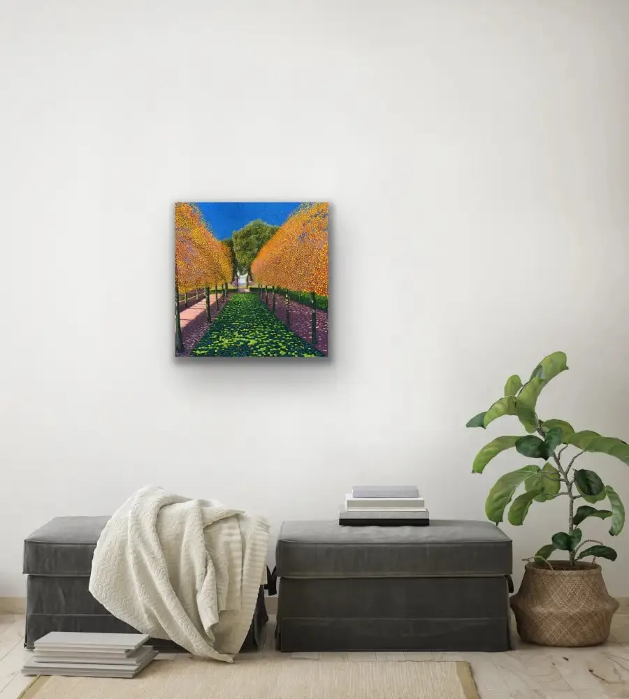 Hidcote Manor - Hornbeam Stilt Garden Limited Edition Print