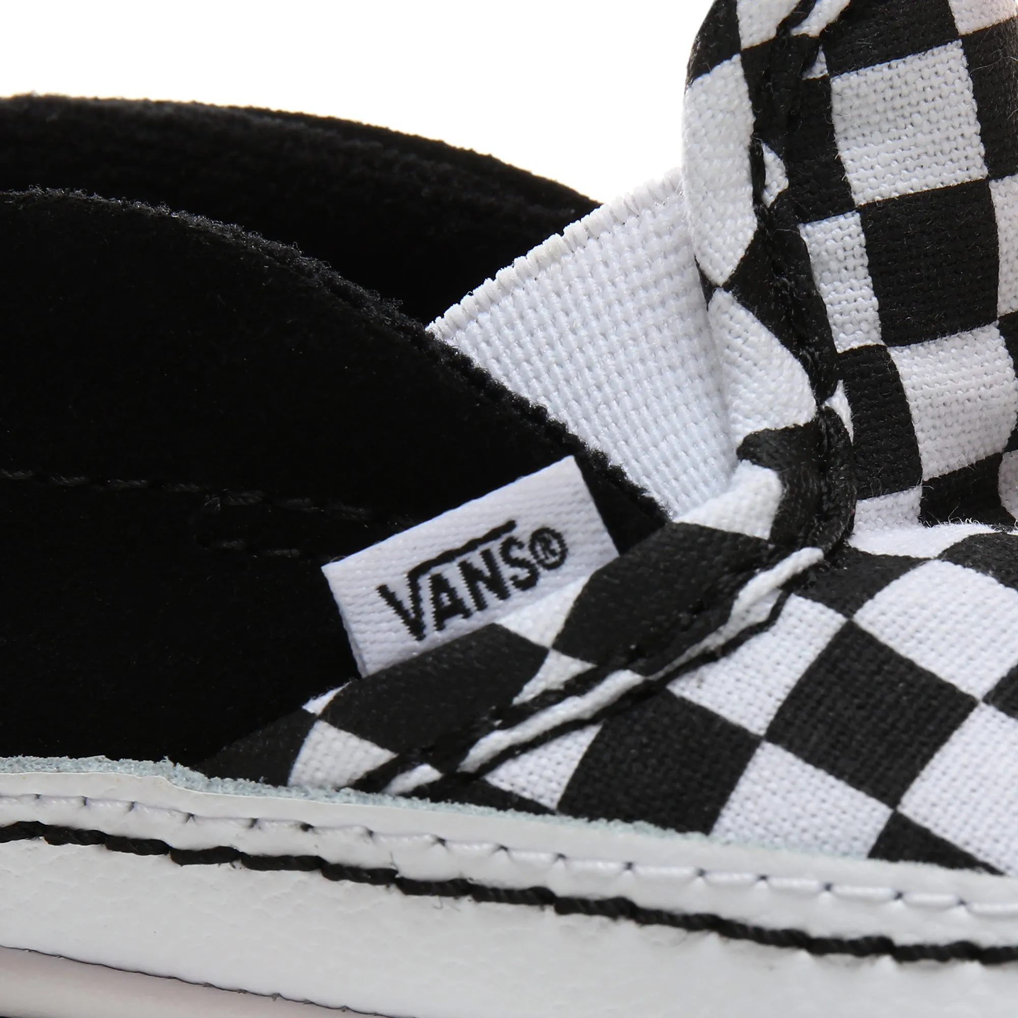 IN Slip On V Crib (Checker) Black/TrueWhite