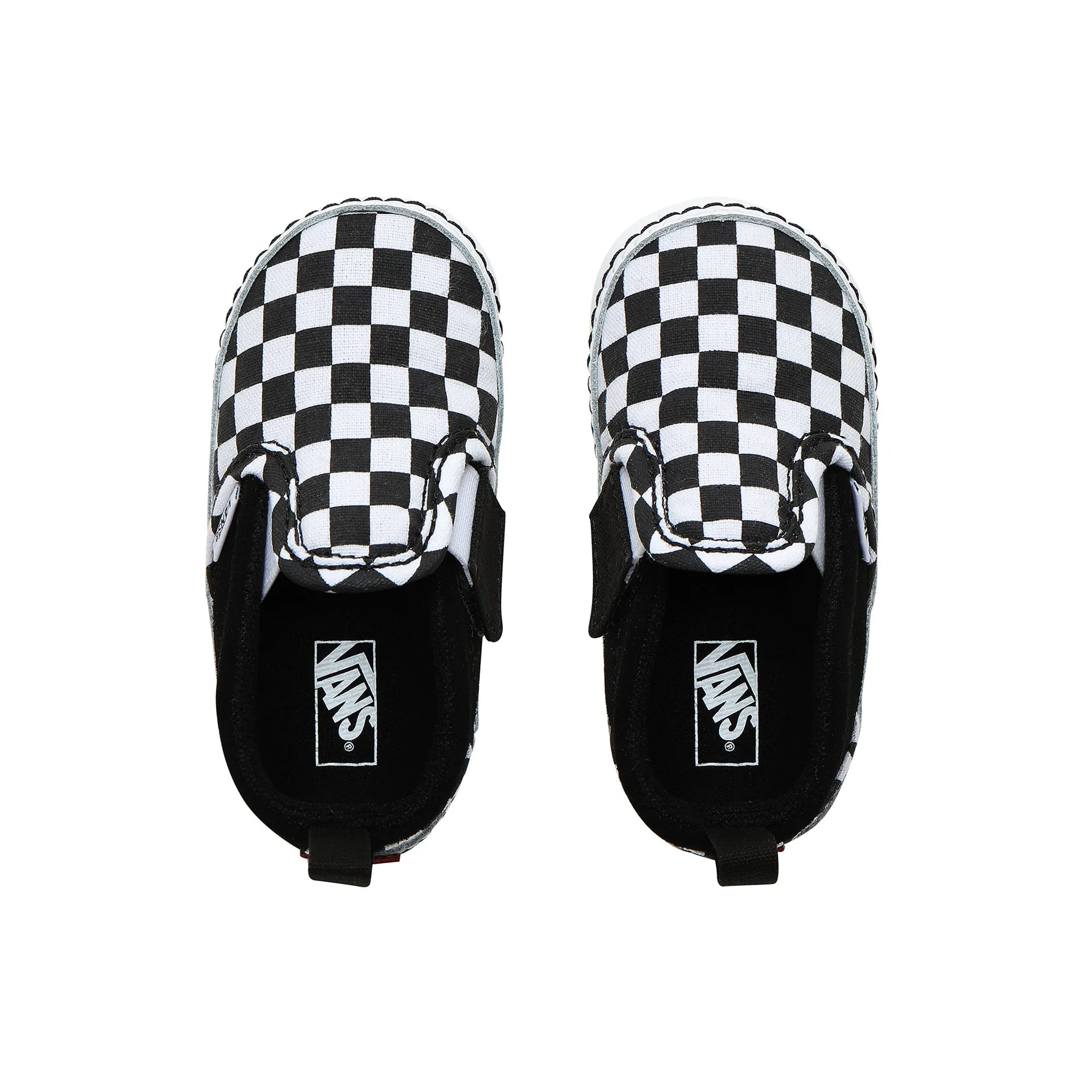 IN Slip On V Crib (Checker) Black/TrueWhite