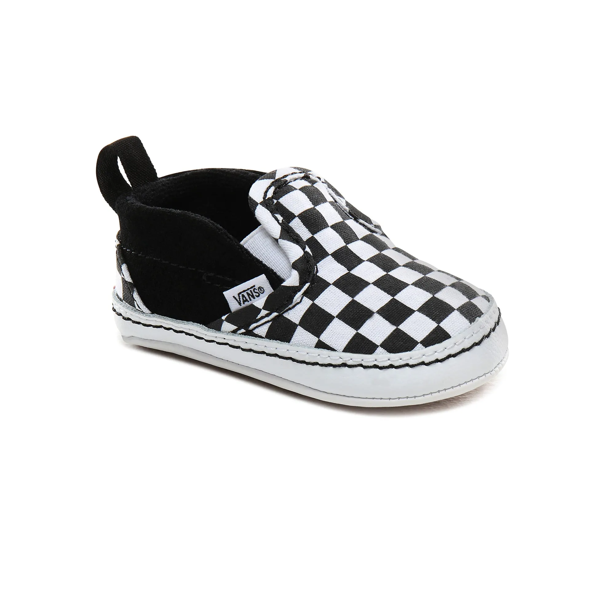 IN Slip On V Crib (Checker) Black/TrueWhite