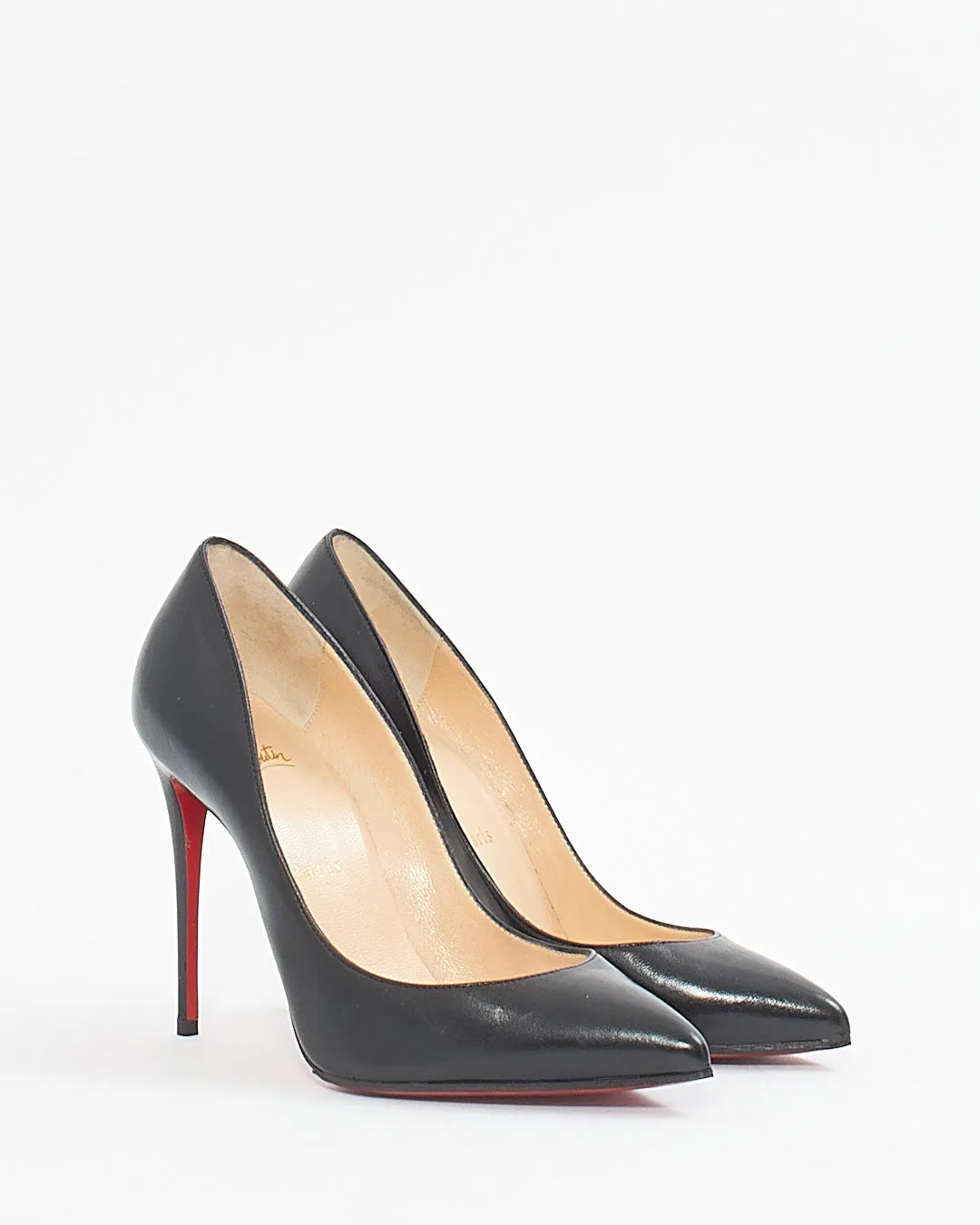 Louboutin Black Nappa Leather So Kate Pumps - 37.5