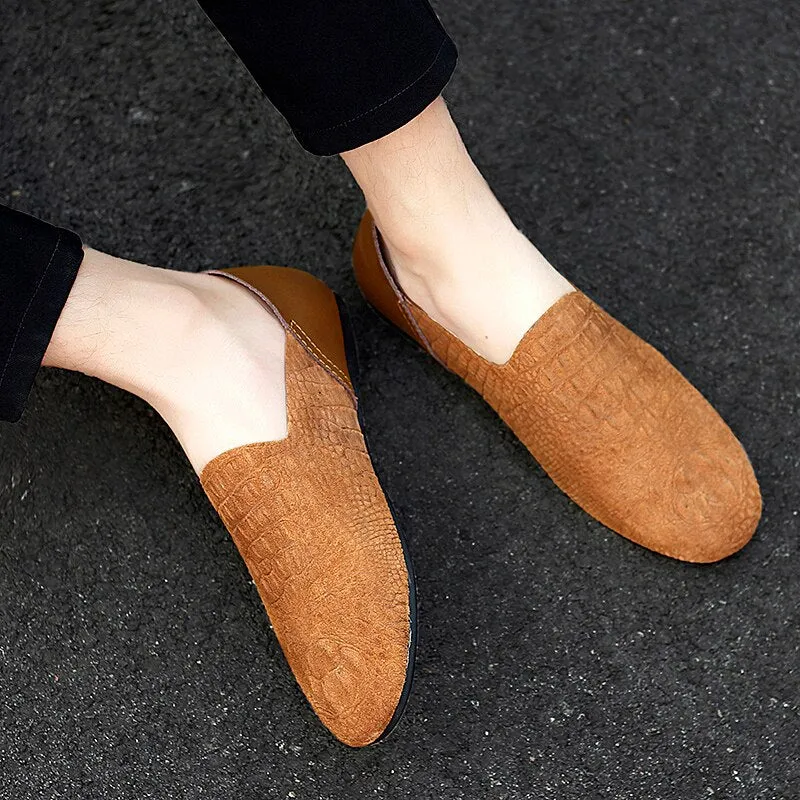 Men Casual shoes genuine leather