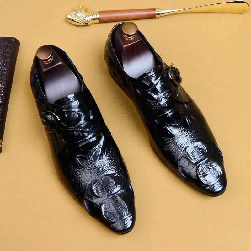 Mens Formal Shoes Genuine Leather Oxford Shoes For Men