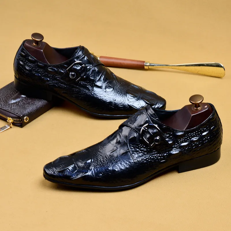 Mens Formal Shoes Genuine Leather Oxford Shoes For Men