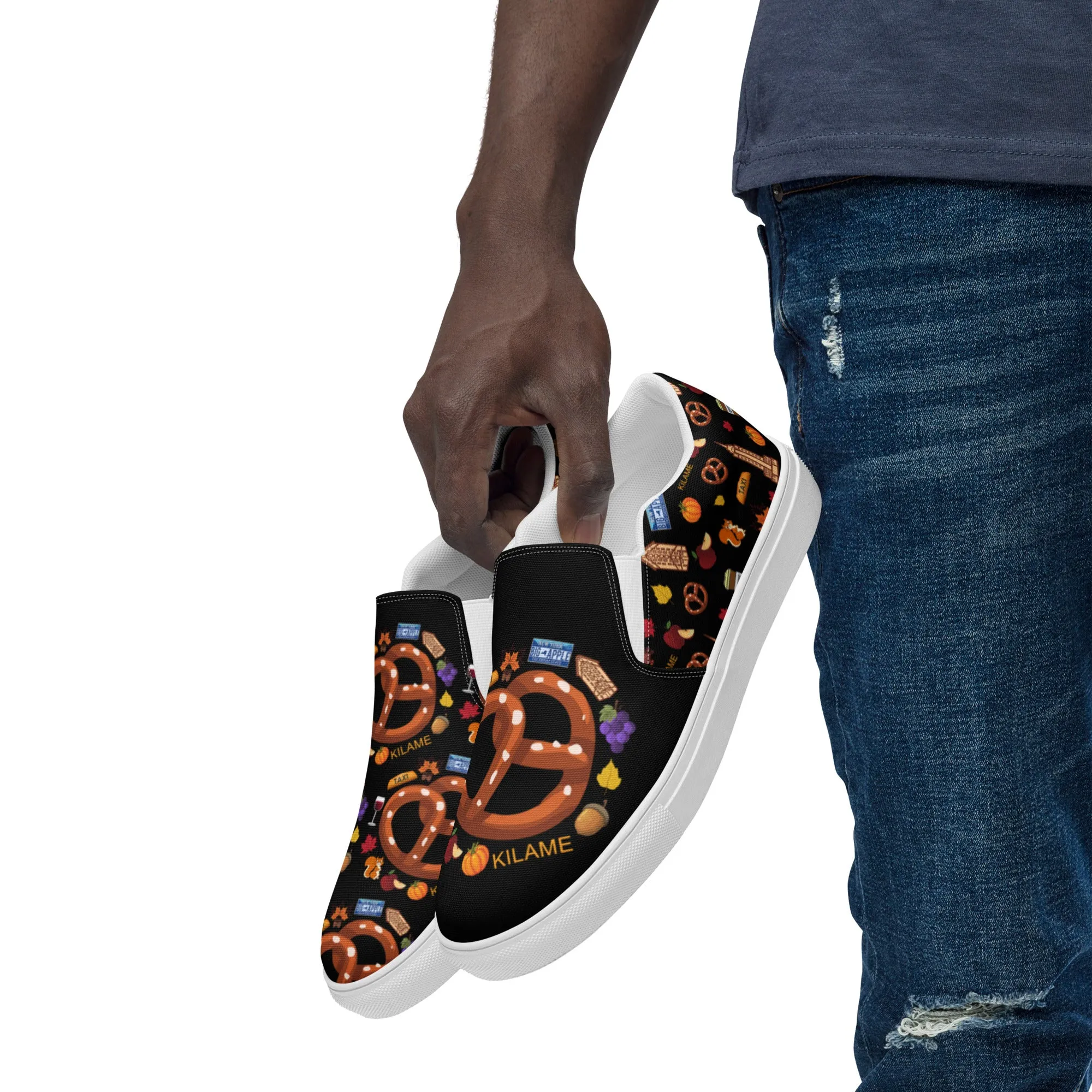 Men’s slip-on canvas shoes 'Central Park'