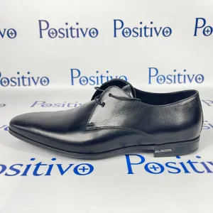 Paul Smith CON01 A-4 Coney Black Leather Derby Shoes  w/ Defect