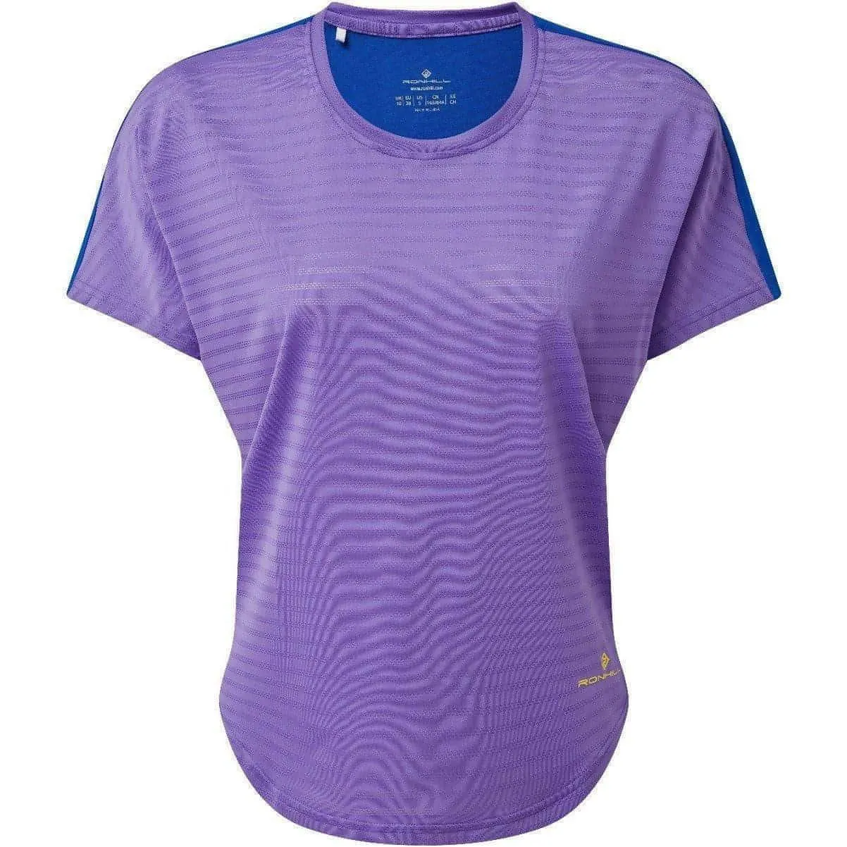Ronhill Life Agile Short Sleeve Womens Running Top - Purple