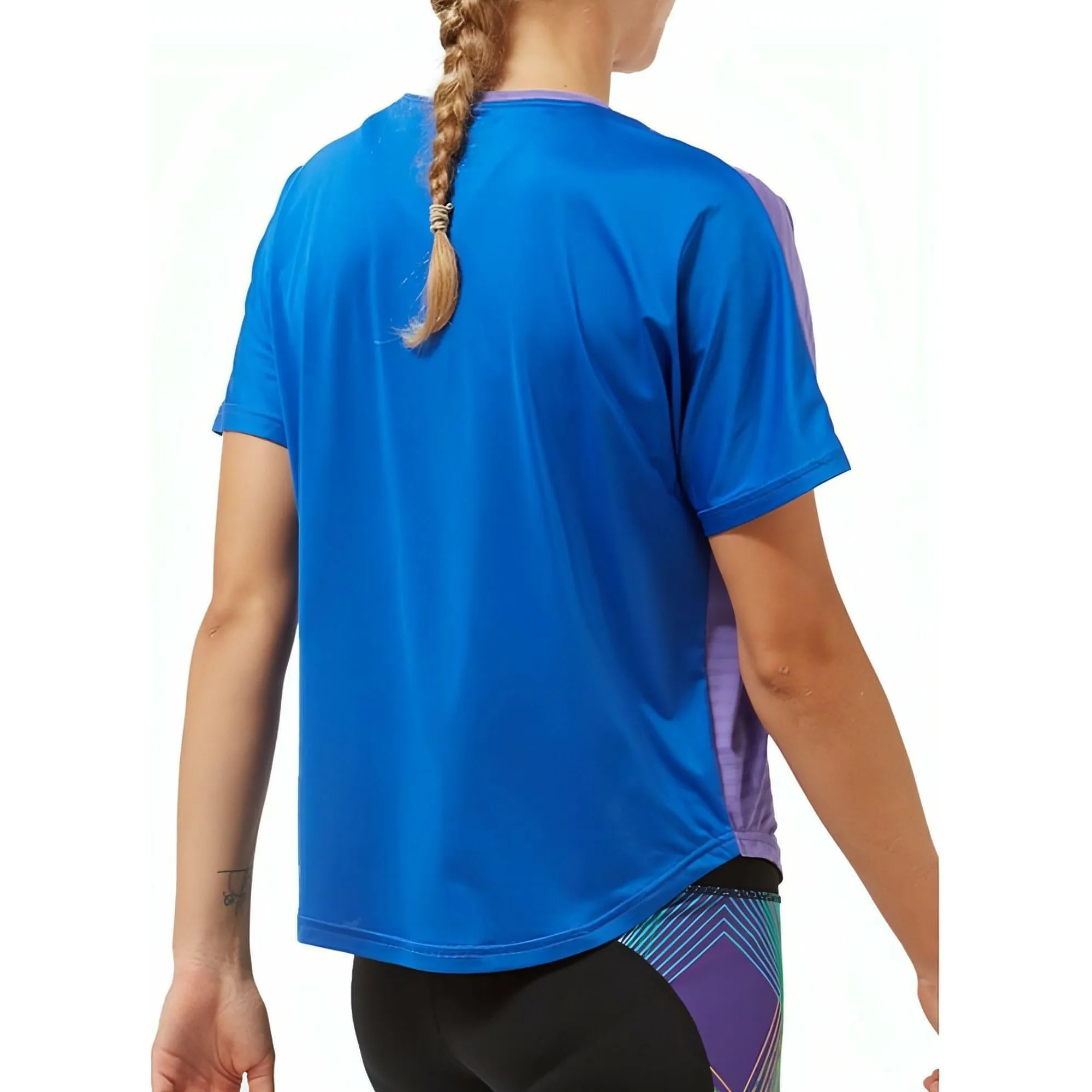 Ronhill Life Agile Short Sleeve Womens Running Top - Purple
