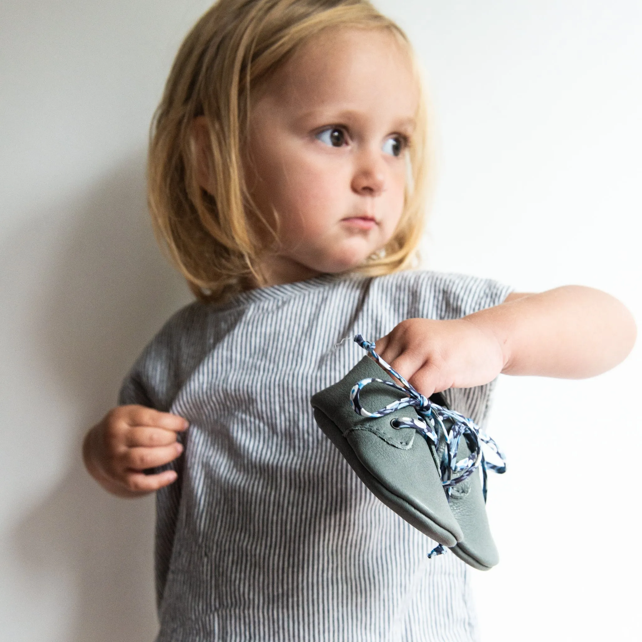 SLATE TRAVELLERS WITH LIBERTY PRINT LACES