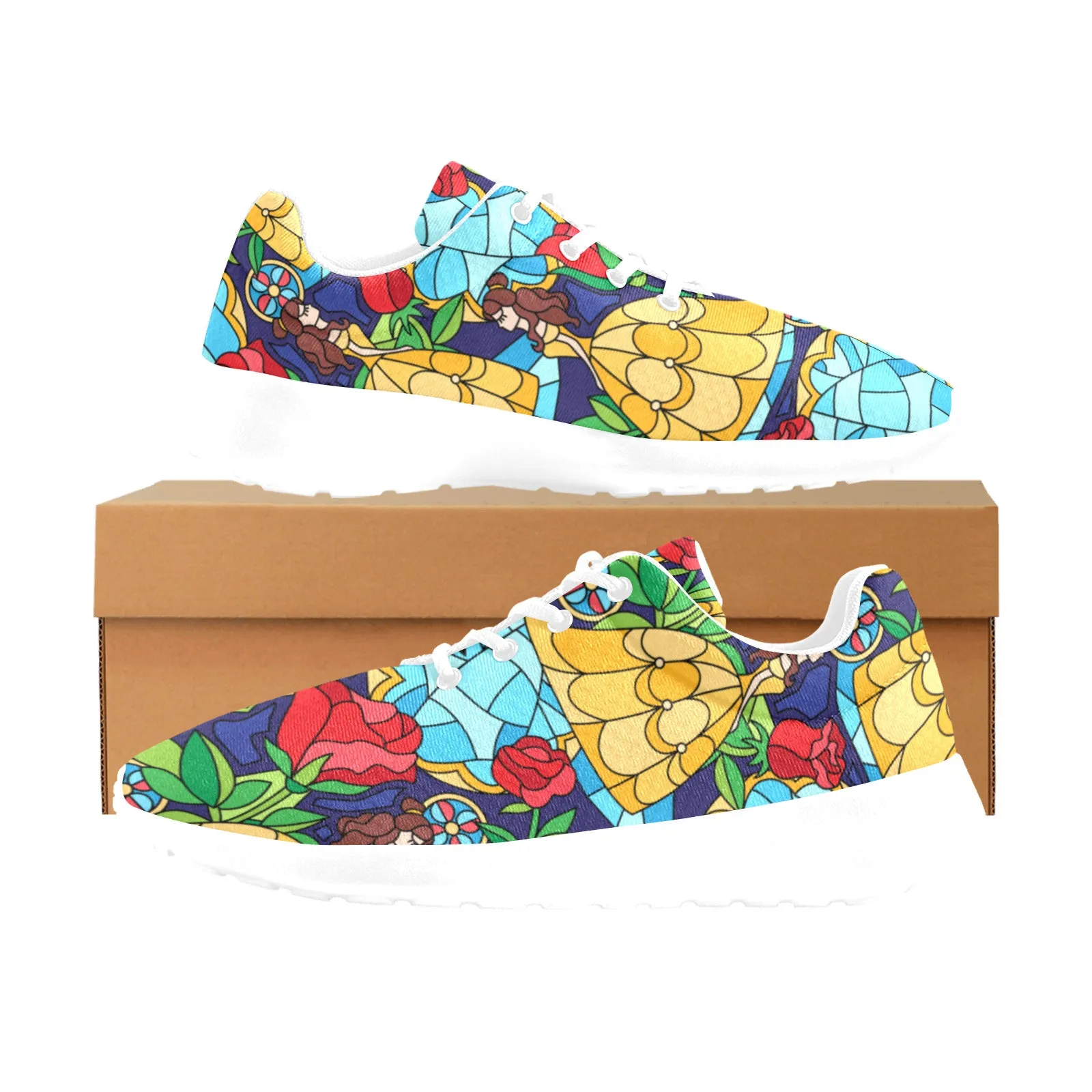 Stained Glass Men's Athletic Shoes