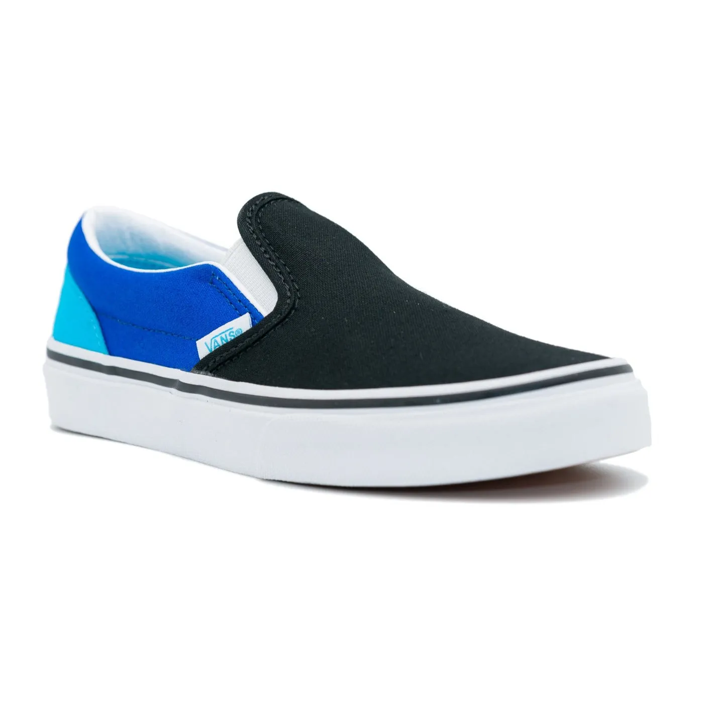 Vans Kids Slip-On - (Color Block) Black/Blue