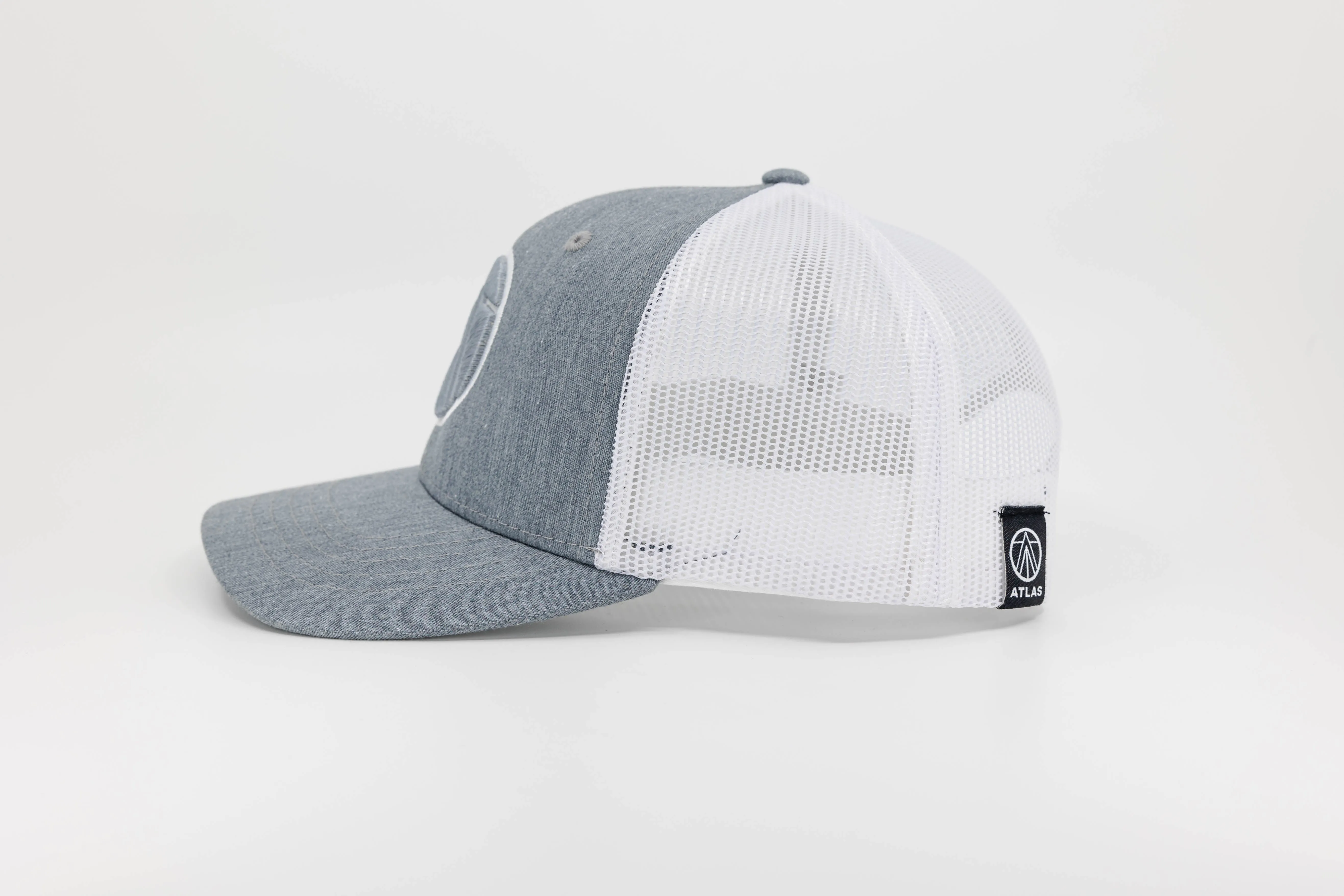 Youth Grey Curved Trucker